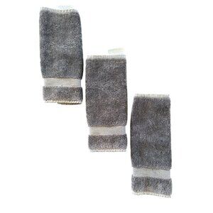 Restoration Hardware Turkish Cotton Ash Brown Wash Cloths Set Of Three